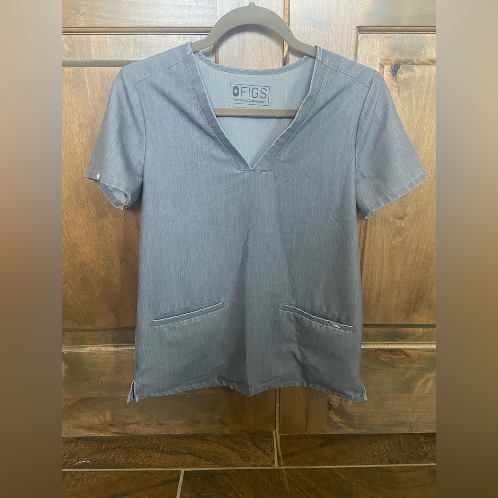 Figs Casma Scrub Top XS